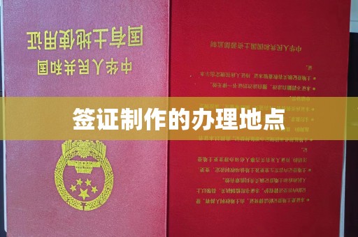 历下签证制作的办理地点
