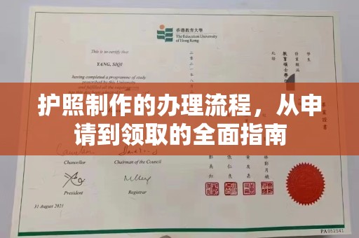 历下护照制作的办理流程，从申请到领取的全面指南