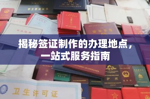 历下揭秘签证制作的办理地点，一站式服务指南