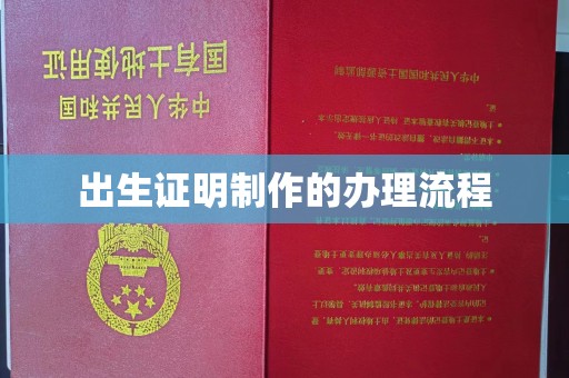 历下出生证明制作的办理流程