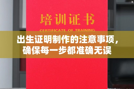 历下出生证明制作的注意事项，确保每一步都准确无误