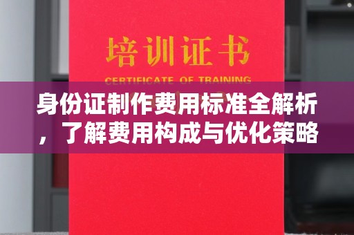 历下身份证制作费用标准全解析，了解费用构成与优化策略